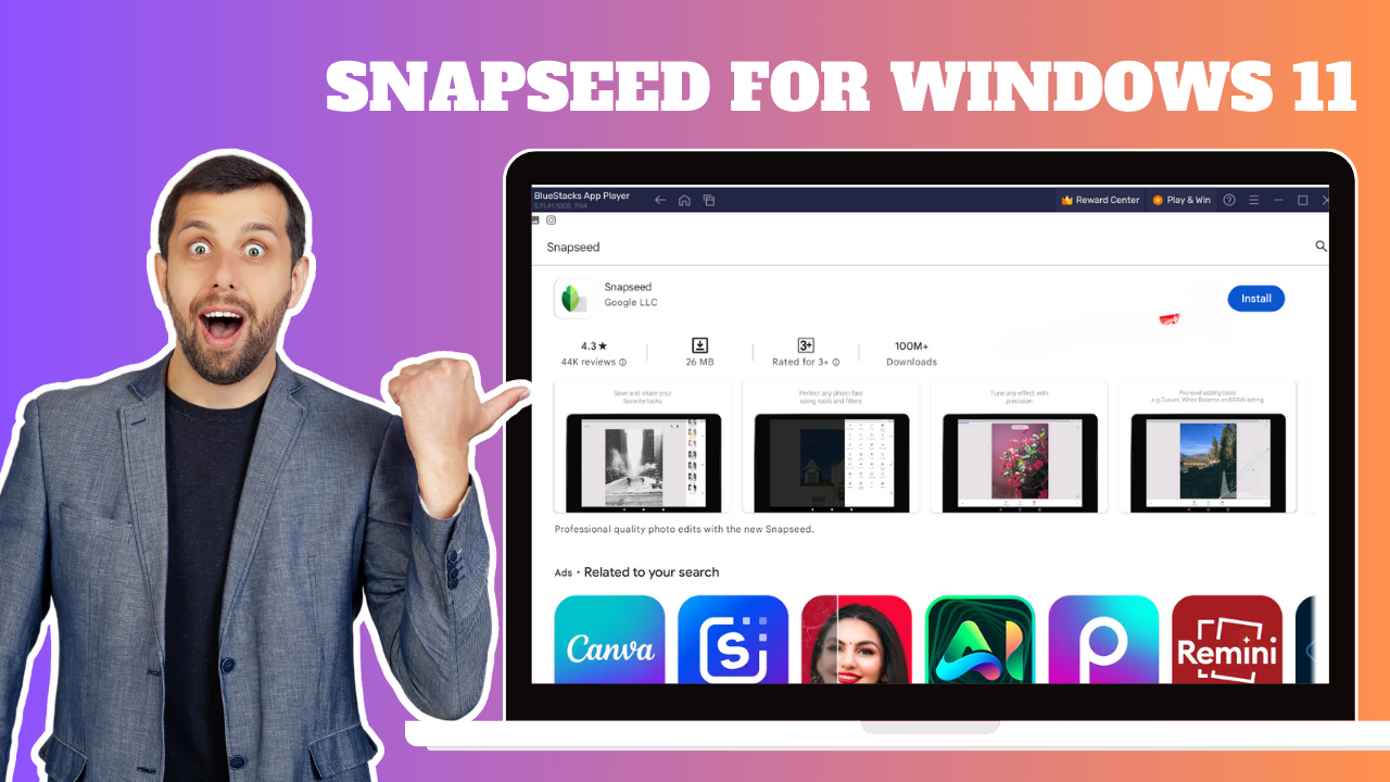 snapseed for pc windows 11